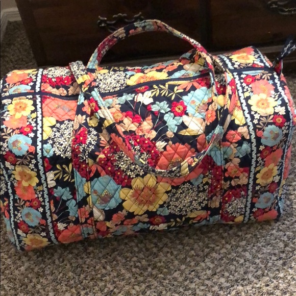 colorful duffle bags